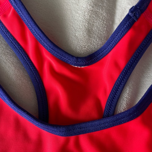 Small Under Armour Sports Bra, Bright Pink and Purple - Picture 3 of 4